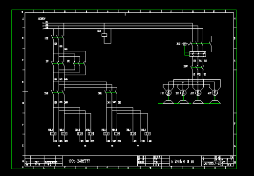 100T行车电气全套图纸缩略图